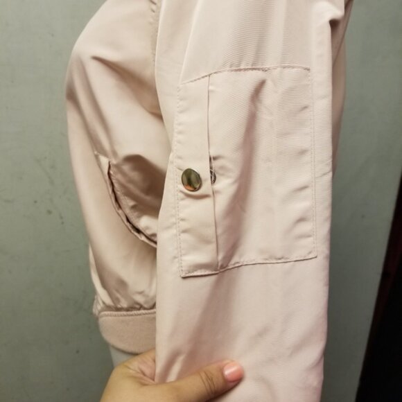 Vera Moda peal pink bomber jacket womens size XS - Picture 5 of 6